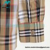 Burberry - New Pocket Embroidered Striped Long-sleeved Shirt T-shirt